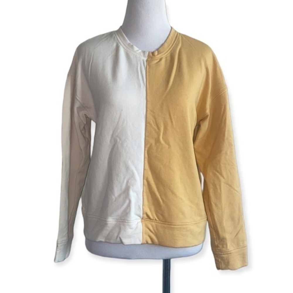 Marine Layer women’s xs cate colorblock two toned sweatshirt